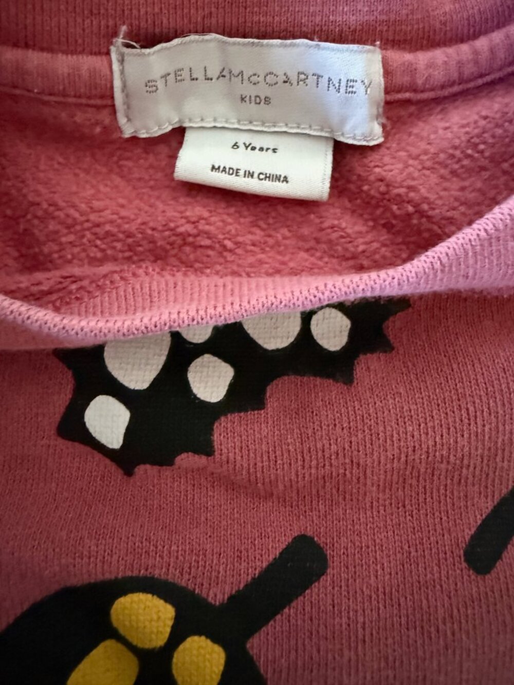 Stella McCartney kids sweatshirt "Spotty Leaves" size 6 - Picture 2 of 7